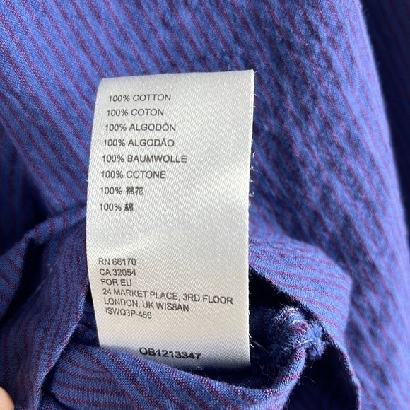 Navy Blue Ruched Open-Back Top - Picture 9 of 9